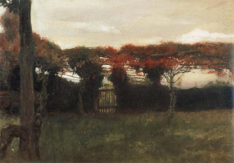 Red Pergola with Dog, Max Slevogt